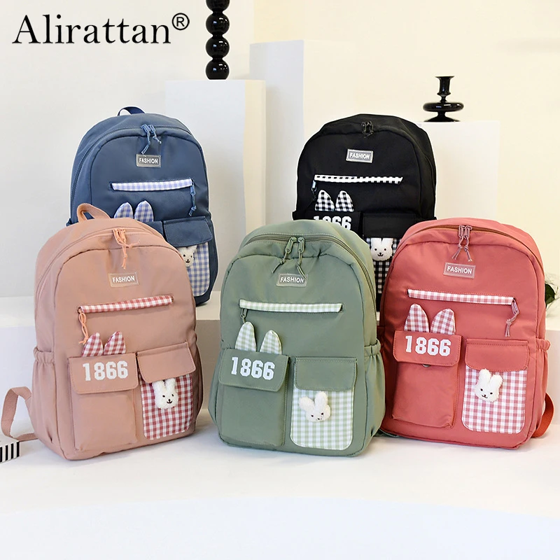 

Alirattan Women Laptop Backpack Boys Girls School Books 2023 Bags For Teenage Girls College Student Kids Book Bag Rucksack