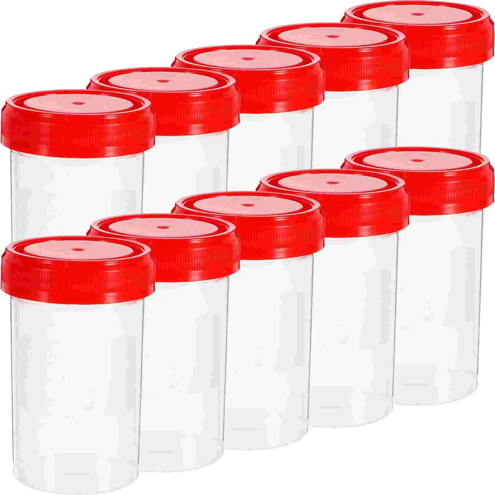 20Pcs Practical Plastic Specimen Cup Urine Container 60ml EO without Laboratory Medical Use (Random Color) 
20Pcs Practical Plastic Specimen Cup Urine Container 60ml EO without Laboratory Medical Use (Random Color)