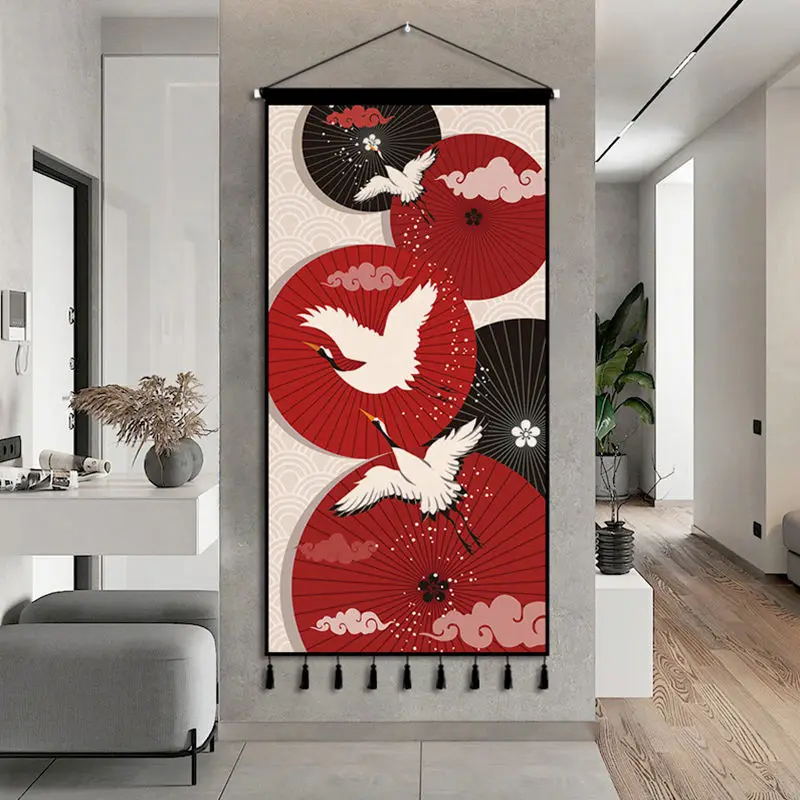 Japanese Style Ukiyo-e Fabric Art Hanging Painting Wall Decoration Restaurant Entrance Tapestry Painting Home Decor
Japanese Style Ukiyo-e Fabric Art Hanging Painting Wall Decoration Restaurant Entrance Tapestry Painting Home Decor