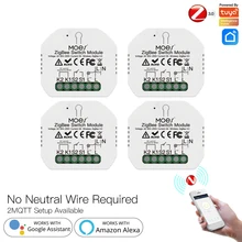 Tuya ZigBee Smart Light Switch Module No Neutral Wire Single Fire Smart Life App Control Works With Alexa Google Home Dropship
Tuya ZigBee Smart Light Switch Module No Neutral Wire Single Fire Smart Life App Control Works With Alexa Google Home Dropship