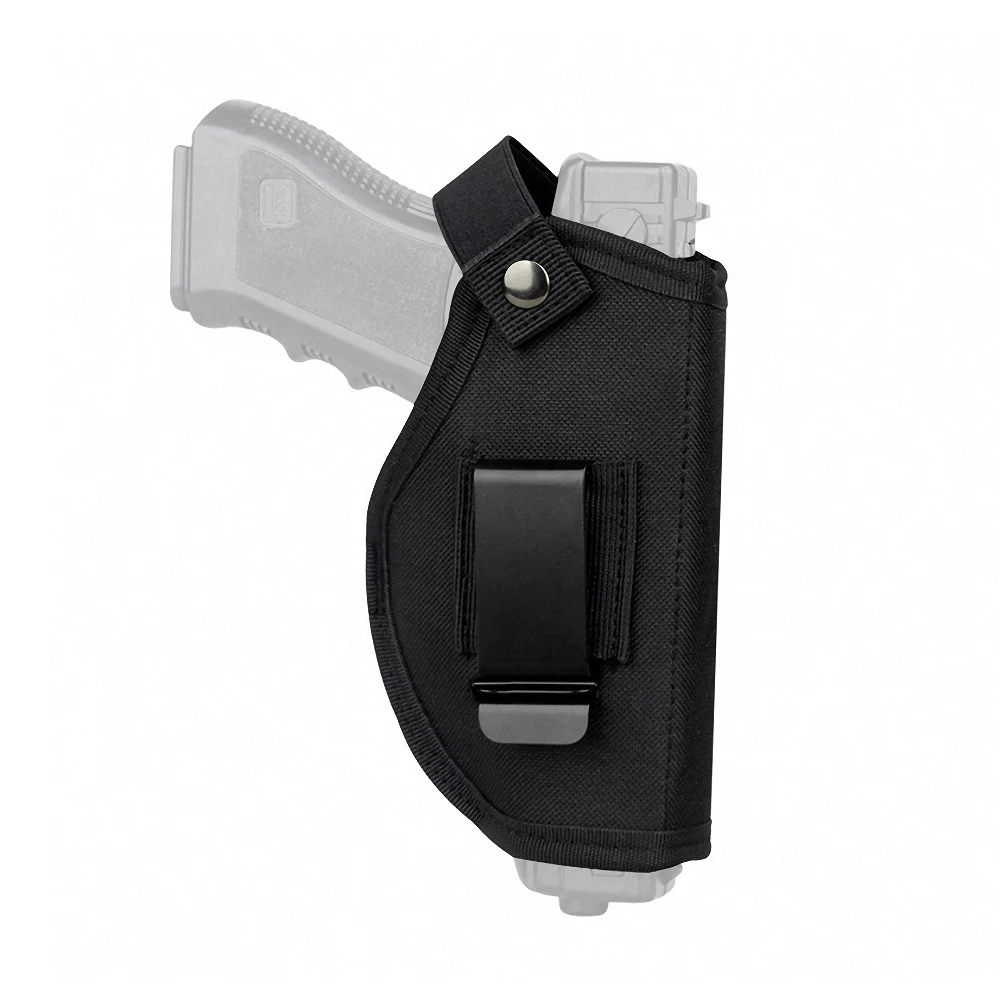 

Универсальная тактическая кобура для пистолета для скрытого ношения, кобура для ремня с металлическим зажимом IWB OWB для всех размеров, кобура для пистолета, страйкбольной сумки для пистолета