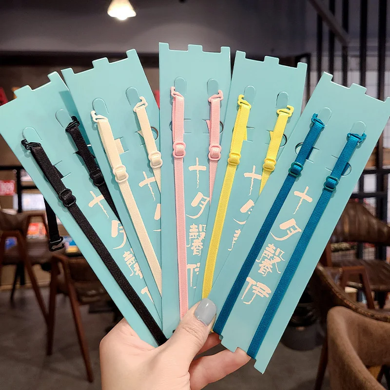 1 Pair Colorful 6mm Detachable Non-slip Adjustable Slim Bra Straps Underwear Clothes Bra Shoulder Straps 
1 Pair Colorful 6mm Detachable Non-slip Adjustable Slim Bra Straps Underwear Clothes Bra Shoulder Straps