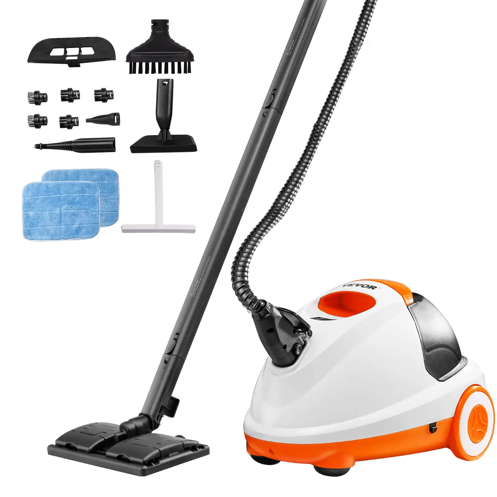 Steam Cleaner 1500 W 84oz Multipurpose Steam Mop W/ 23 Pcs Accessories Portable Steamer W/ 2.5L Water Tank 18ft Long Power Cord
Steam Cleaner 1500 W 84oz Multipurpose Steam Mop W/ 23 Pcs Accessories Portable Steamer W/ 2.5L Water Tank 18ft Long Power Cord