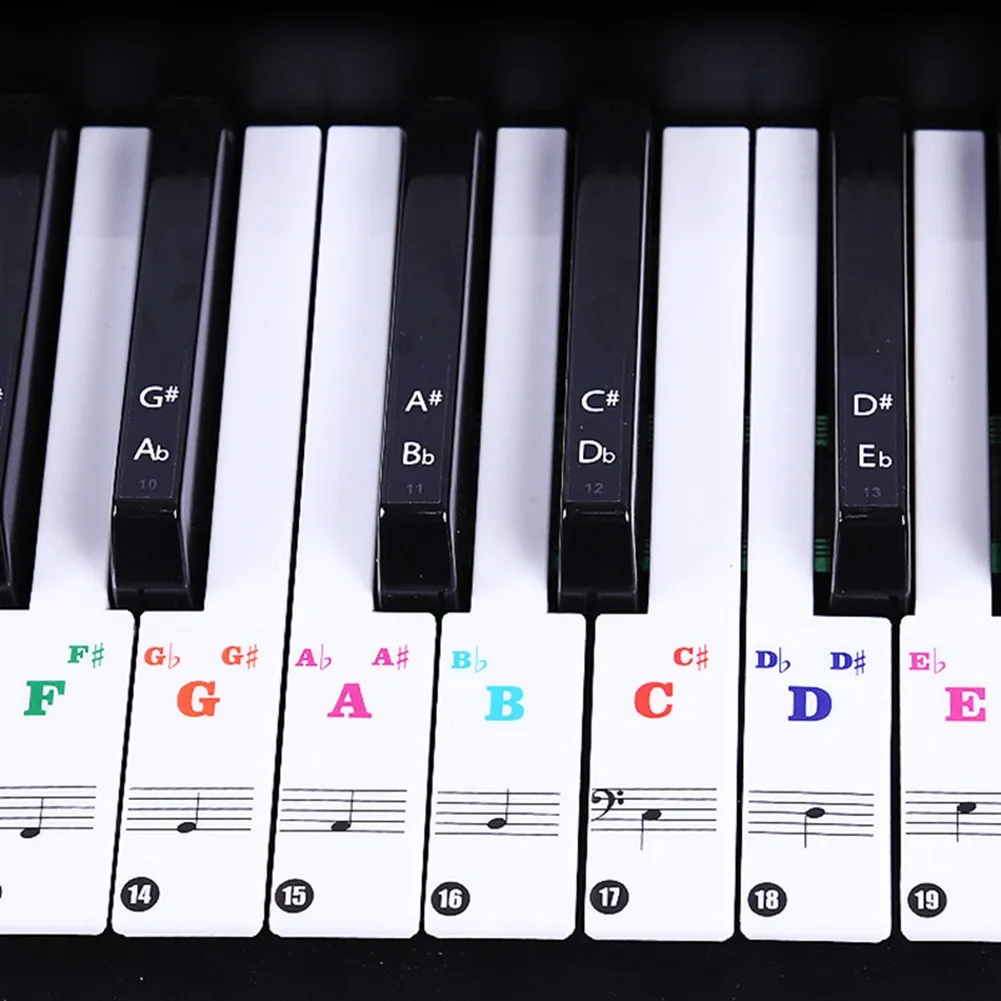 Universal Piano Keyboard Stickers Organs Elevate Your Piano Learning Experience For 37/49/54/61/88 KEY Music Keyboard Labels
Universal Piano Keyboard Stickers Organs Elevate Your Piano Learning Experience For 37/49/54/61/88 KEY Music Keyboard Labels