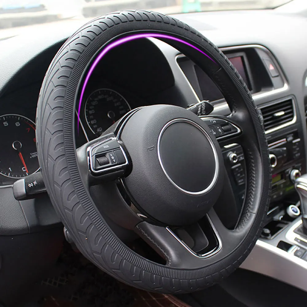 1pc Car Steering Wheel Case Cover Silicone Car Steering Wheel Covers Car Steering Wheel Decoration Auto Interior Accessories
1pc Car Steering Wheel Case Cover Silicone Car Steering Wheel Covers Car Steering Wheel Decoration Auto Interior Accessories