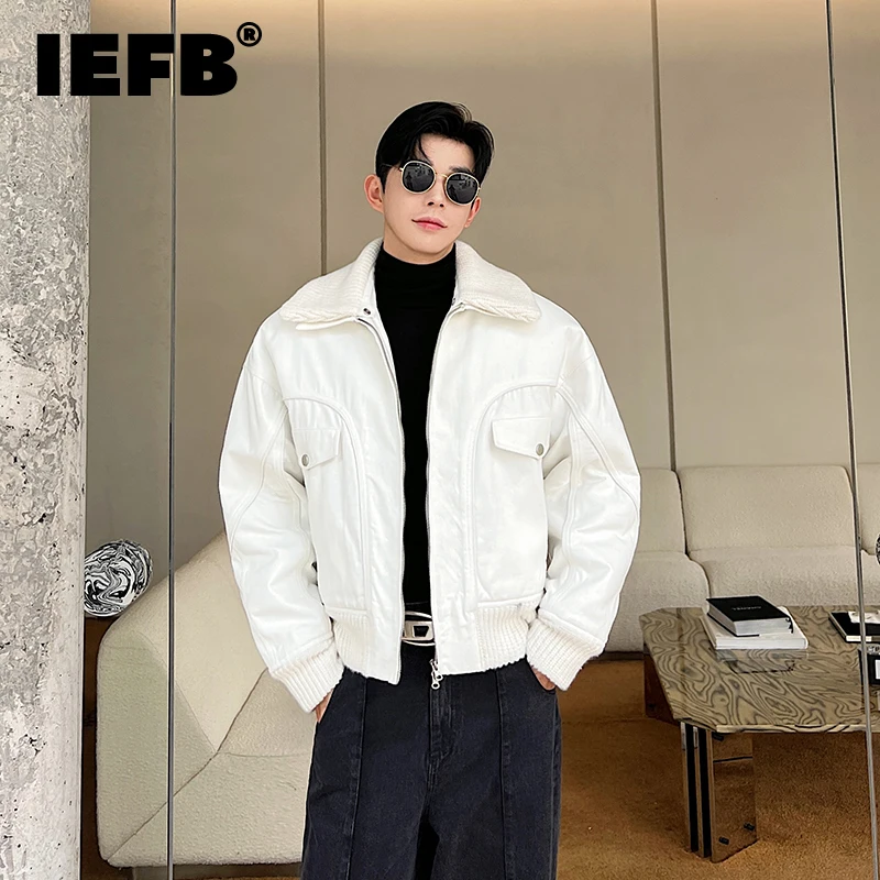 IEFB Trend Men's Jackets Autumn Winter Thickened Detachable Wool Lapel Short Motorcycle Clothing Fashion Korean Style New 9C3394
IEFB Trend Men's Jackets Autumn Winter Thickened Detachable Wool Lapel Short Motorcycle Clothing Fashion Korean Style New 9C3394