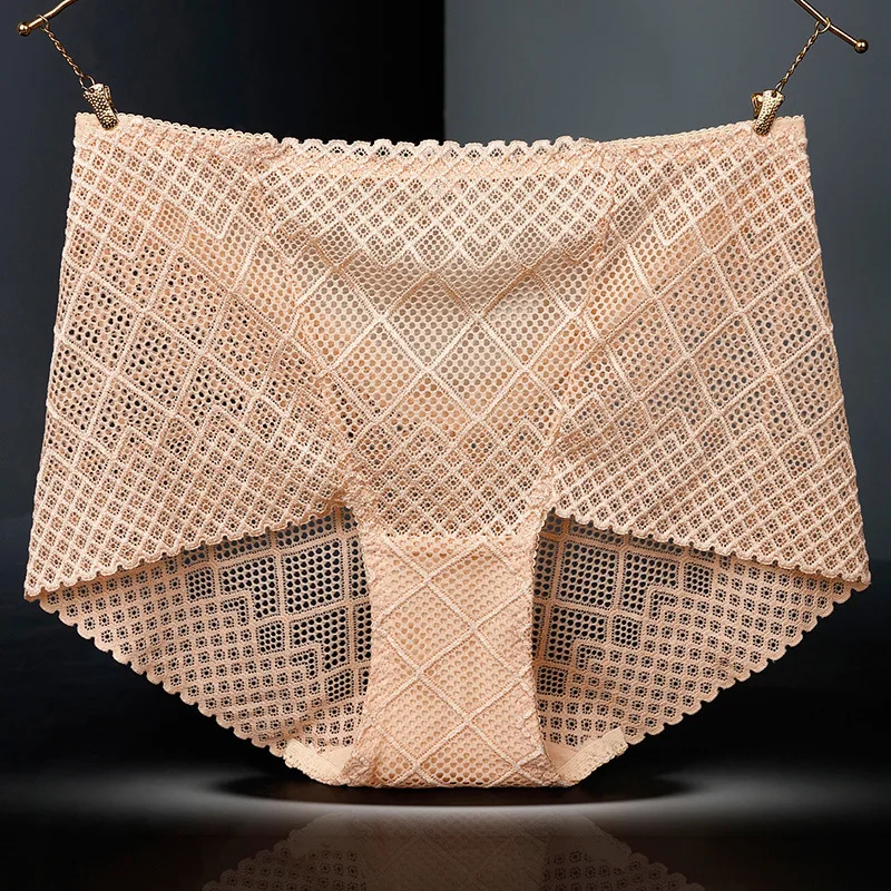 1pc New Women Breathable Panties Sexy Lace Hollow Silk Knickers Bottom Cotton Health Briefs Quality Butt Lifter Pants Plus Size
1pc New Women Breathable Panties Sexy Lace Hollow Silk Knickers Bottom Cotton Health Briefs Quality Butt Lifter Pants Plus Size