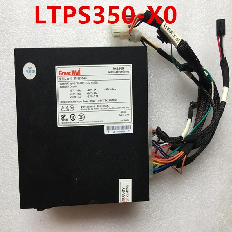 90% New Original Switching Power Supply For Great Wall 260W Power Supply LTPS350-X0 LTPS350-XO White/Black Shell
90% New Original Switching Power Supply For Great Wall 260W Power Supply LTPS350-X0 LTPS350-XO White/Black Shell