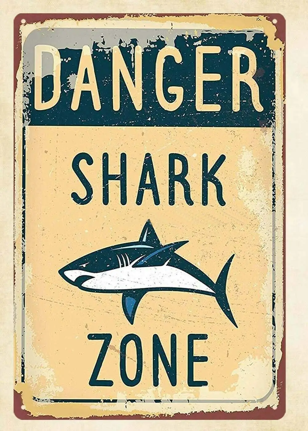 Retro Tin Sign Indoor Outdoor Art Prints for Walls Danger Shark Zone Metal Tin Sign Art Decor 8x12 Inch 1
Retro Tin Sign Indoor Outdoor Art Prints for Walls Danger Shark Zone Metal Tin Sign Art Decor 8x12 Inch 1