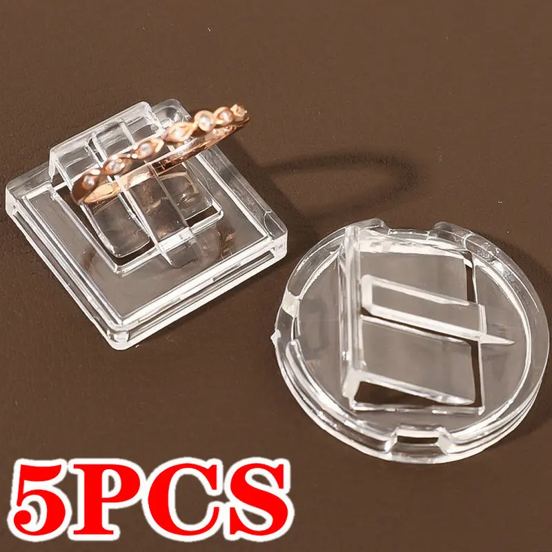 5Pcs Countertop Transparent Plastic Round Square Block Jewelry Ring Display Holder Stand Single Rings Slot Organizer Showcase
5Pcs Countertop Transparent Plastic Round Square Block Jewelry Ring Display Holder Stand Single Rings Slot Organizer Showcase