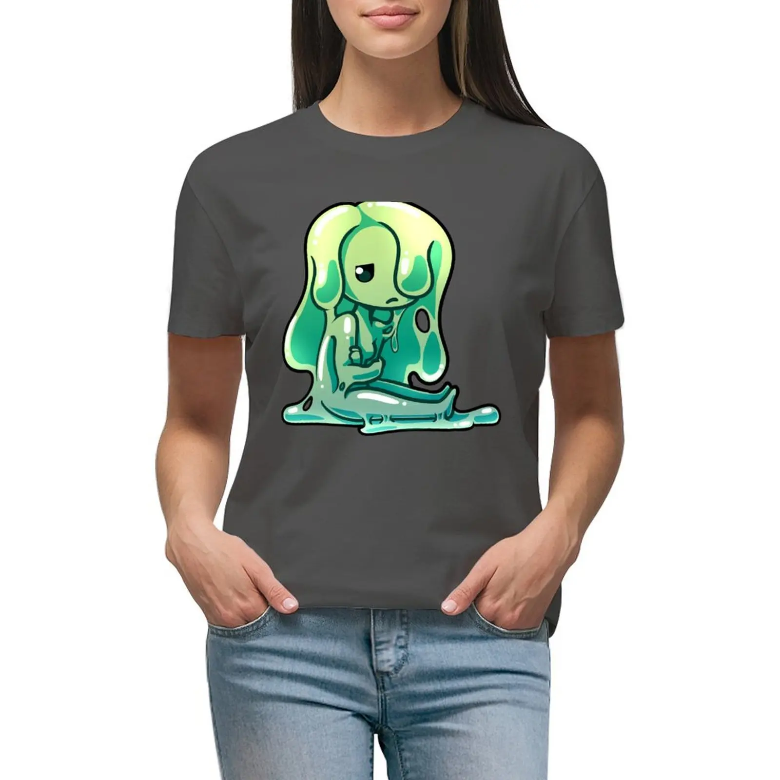 Футболка женская оверсайз с коротким рукавом, милая Grumpy Slime Girl, тренировочная рубашка
Футболка женская оверсайз с коротким рукавом, милая Grumpy Slime Girl, тренировочная рубашка