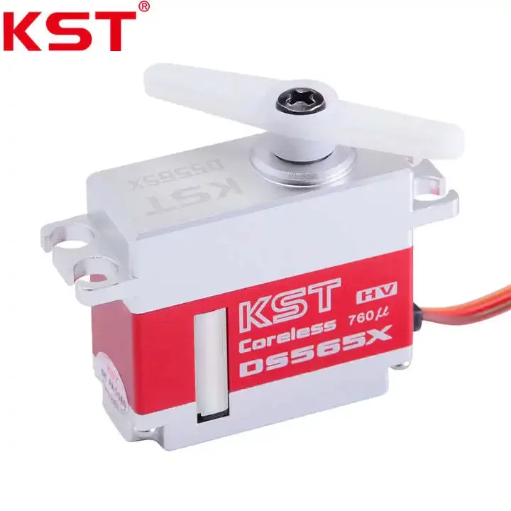 

KST DS565X CE Certified 8.4V HV Digital Metal Gear Servo with 6kg.cm Torque for Helicopters - No Battery Required