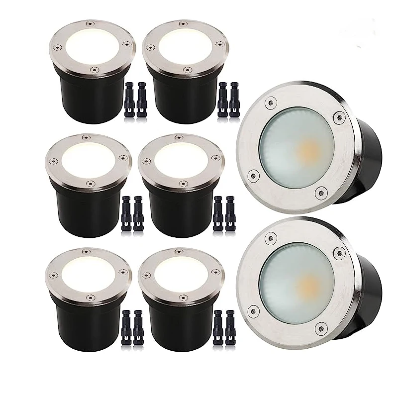 7w 12V Landscape Lighting IN-GroundLandscape Lights with wire Connectrs,IP67 Waterproof Well Lights for Garden,Walkway,DecK,Tree
7w 12V Landscape Lighting IN-GroundLandscape Lights with wire Connectrs,IP67 Waterproof Well Lights for Garden,Walkway,DecK,Tree