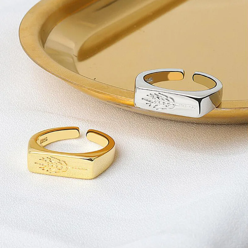 Vintage Elegant 925 Sterling Silver Geometric Branch Texture Ring for Women Party Gift Female Adjustable Size Finger Rings
Vintage Elegant 925 Sterling Silver Geometric Branch Texture Ring for Women Party Gift Female Adjustable Size Finger Rings