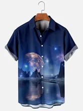 2022 Summer 3D Printing Creative Cross Planet Shirts Men Women Fashion Single Button Shirts Plus Size
2022 Summer 3D Printing Creative Cross Planet Shirts Men Women Fashion Single Button Shirts Plus Size