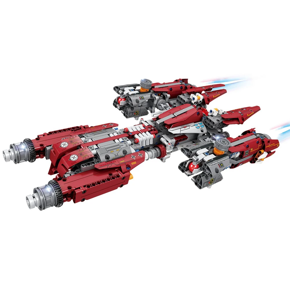 864 PCS Adventurer Fleet Starship BZ-1 Includes Stand Model Building Blocks Bricks Sets Classic Kids Toys For Children Gift
864 PCS Adventurer Fleet Starship BZ-1 Includes Stand Model Building Blocks Bricks Sets Classic Kids Toys For Children Gift