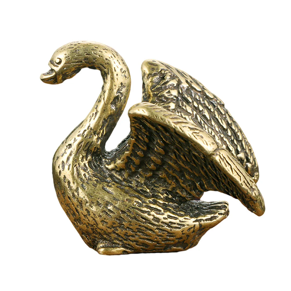 Retro Brass Swan Statue Home Desktop Decoration Small Brass Animal Figurine Golden
Retro Brass Swan Statue Home Desktop Decoration Small Brass Animal Figurine Golden