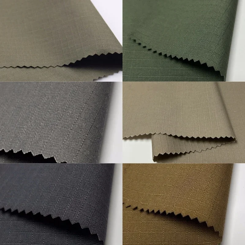 

TC Polyester Cotton RG CB BK OG SG Fabric Olive Ranger Green Khaki Coyote Brown Smoky Gray Cloth Tactical Clothes Trouser DIY