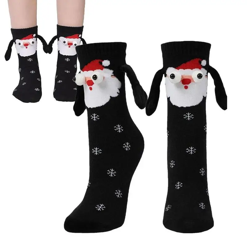 Christmas Socks Magnetic Suction Hand In Hand Socks Novelty 3D Doll Magnetic Socks Funny Personality Couple Socks
Christmas Socks Magnetic Suction Hand In Hand Socks Novelty 3D Doll Magnetic Socks Funny Personality Couple Socks
