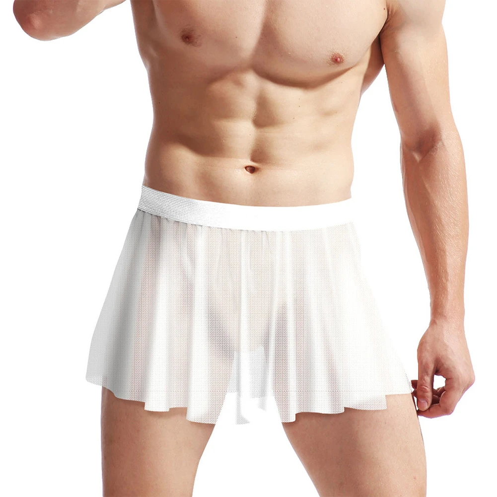 Men Erotic Panties Sissy Sexy Underwear Ultra Thin Mesh Underpants See Through Lingerie Crossdressing Short Pleated Skirts Solid
Men Erotic Panties Sissy Sexy Underwear Ultra Thin Mesh Underpants See Through Lingerie Crossdressing Short Pleated Skirts Solid