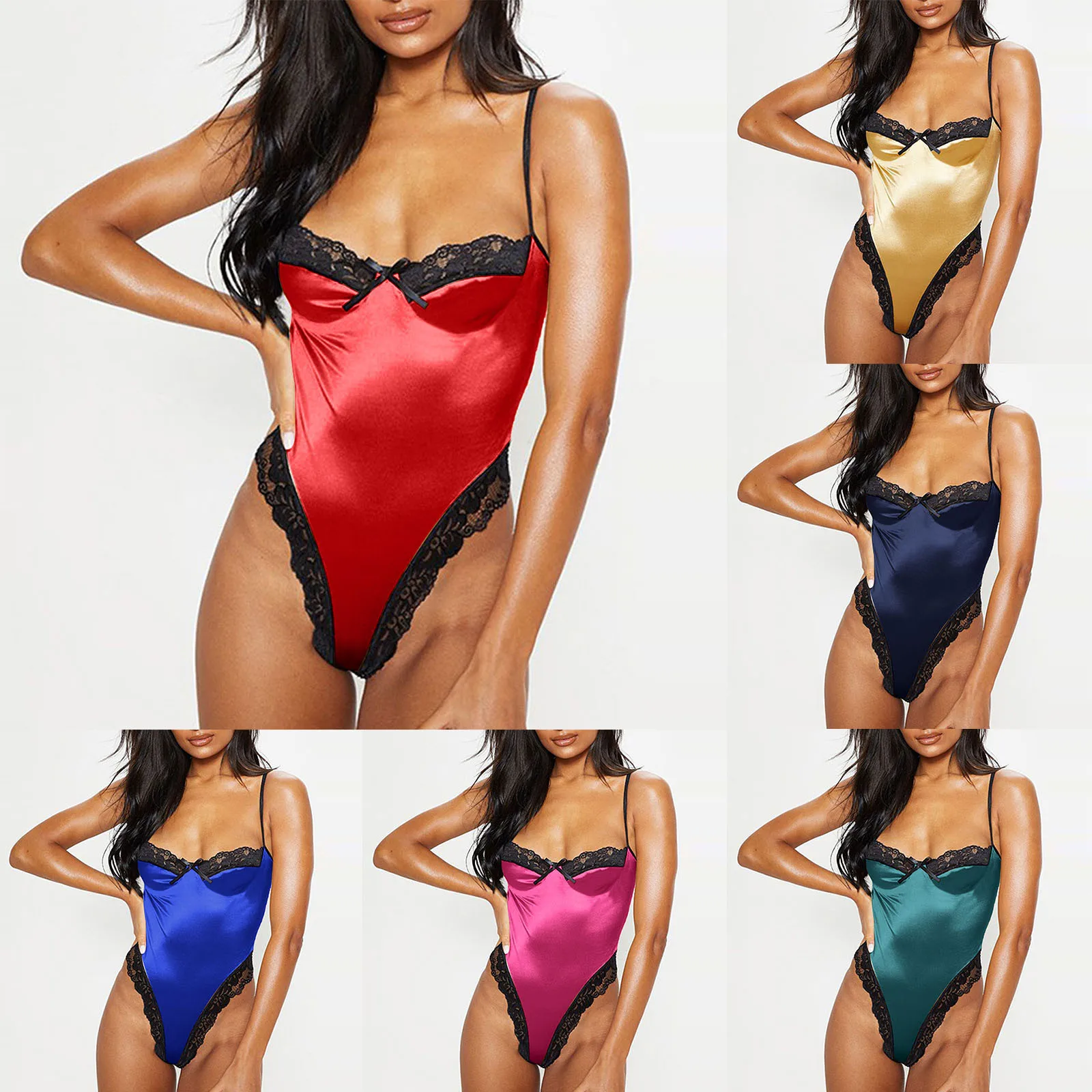 Womens Sexy Sling Lingerie Babydoll Panties Solid Color Lace Jumpsuit Pajamas Jumpsuit Sexy Lenceria Sensual Mujer
Womens Sexy Sling Lingerie Babydoll Panties Solid Color Lace Jumpsuit Pajamas Jumpsuit Sexy Lenceria Sensual Mujer