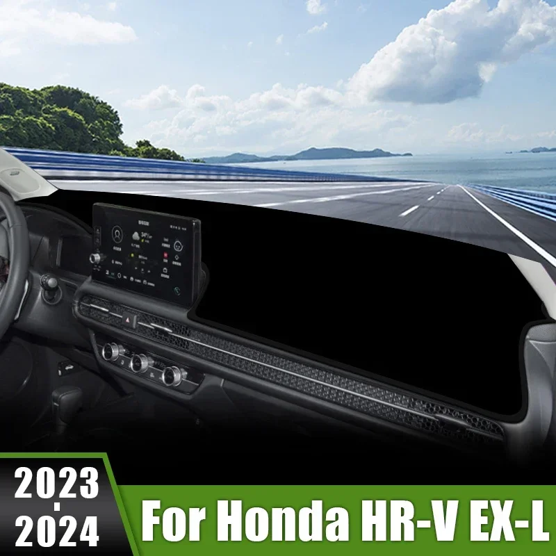 For Honda HR-V EX-L 2023 2024 HRV HR V Car Dashboard Cover Avoid Light Pads Sun Shade Mats Instrument Panel Carpets Accessories 
For Honda HR-V EX-L 2023 2024 HRV HR V Car Dashboard Cover Avoid Light Pads Sun Shade Mats Instrument Panel Carpets Accessories