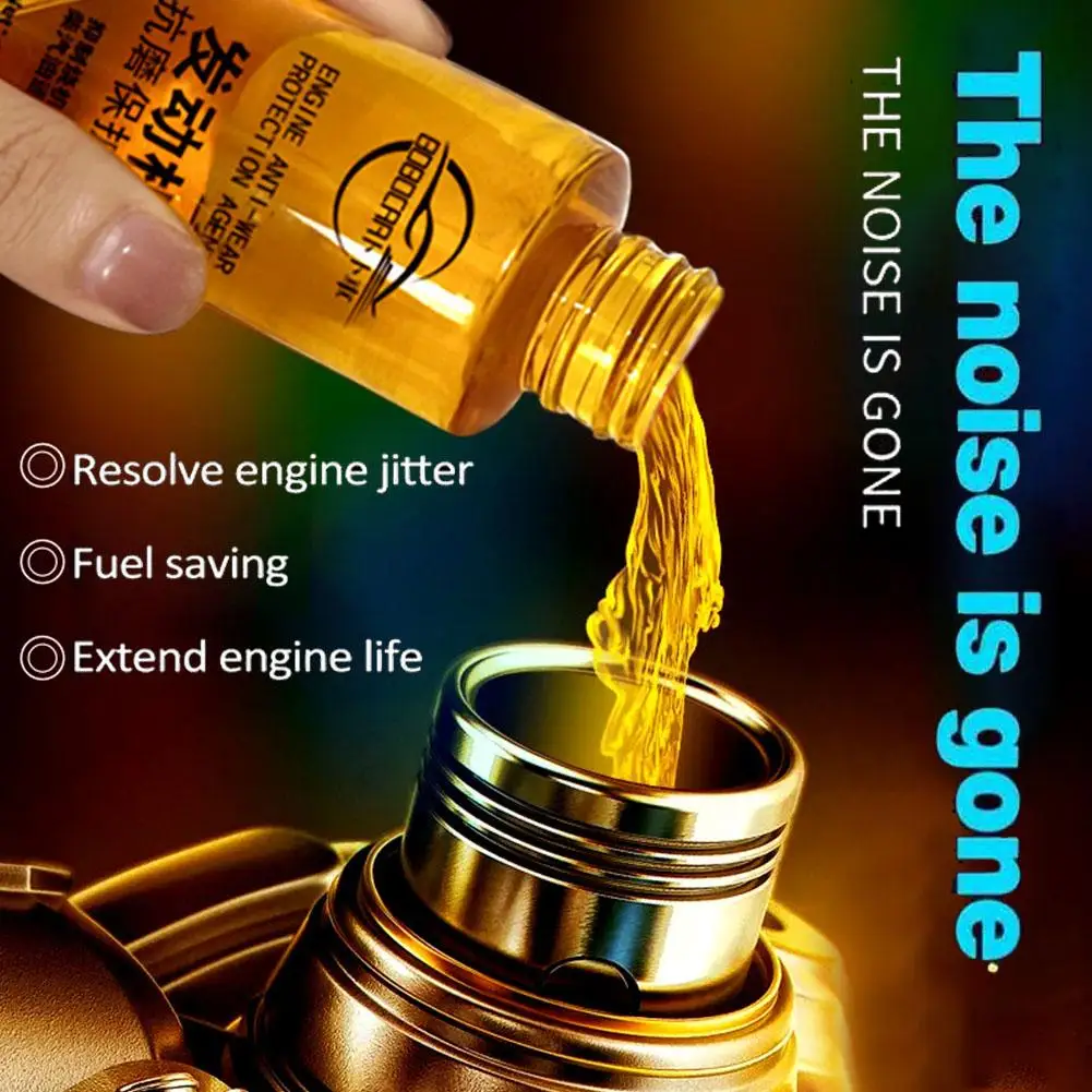 

100ML Car Engine Oil Protective Motor Oil With Restore Reduction Anti-wear Restoration Noise Agent Automotive Engine Additi Q6K3