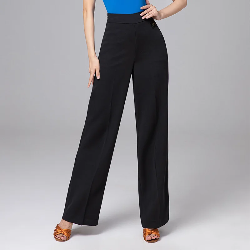Modern dance wide leg pants social suit straight leg national standard Latin pants dance clothes women
Modern dance wide leg pants social suit straight leg national standard Latin pants dance clothes women
