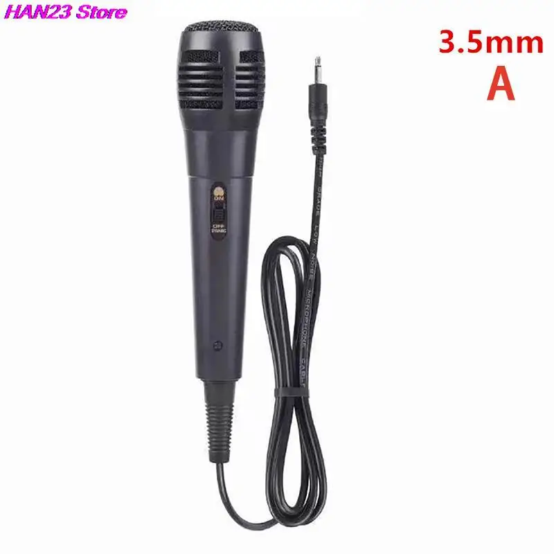 

1PC Professional Wired Dynamic Microphone Vocal Mic for Karaoke Recording 6.35mm /3.5mm Voice Tube