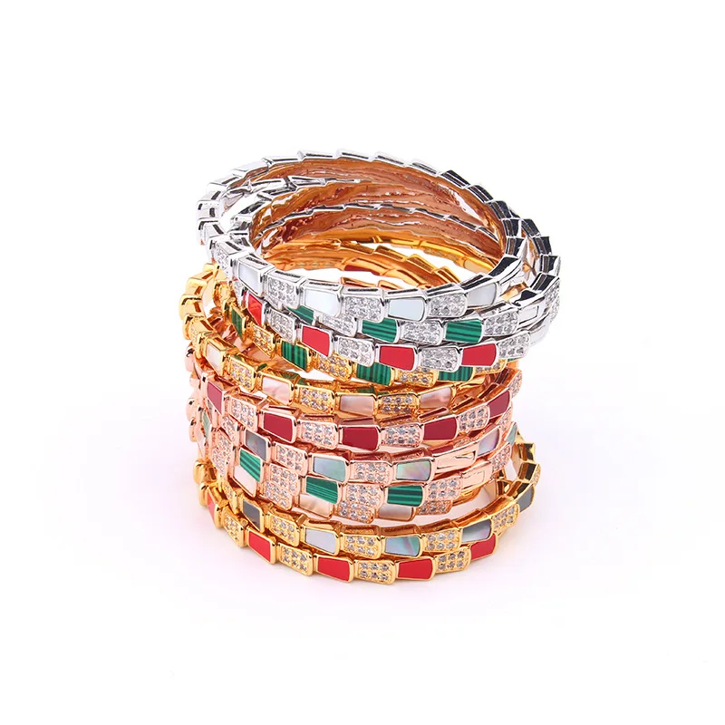 Fashion Women Lady Style Bracelet Apart Settings Mother Of Pearl Malachite Czech Zircon Snake Serpent Snakelike Wide Bangle
Fashion Women Lady Style Bracelet Apart Settings Mother Of Pearl Malachite Czech Zircon Snake Serpent Snakelike Wide Bangle