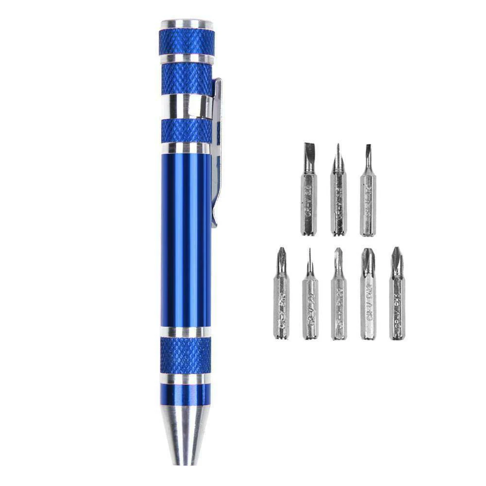 Spectacles Pen Style Screwdriver 10.7CM 8* Screwdriver Bits Blue Electronics Repair Set Tool Computer Durable
Spectacles Pen Style Screwdriver 10.7CM 8* Screwdriver Bits Blue Electronics Repair Set Tool Computer Durable