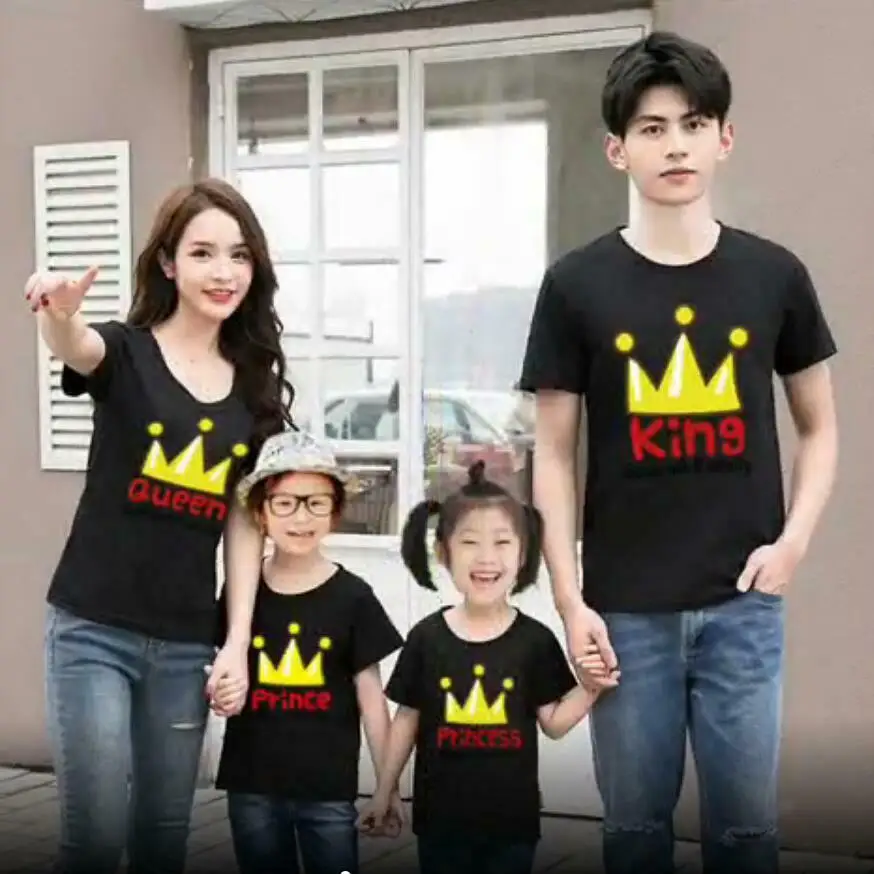 King Queen Prince Princess Crown T Shirt Family Matching Outfits Mom and Dad and Children T-shirt
King Queen Prince Princess Crown T Shirt Family Matching Outfits Mom and Dad and Children T-shirt