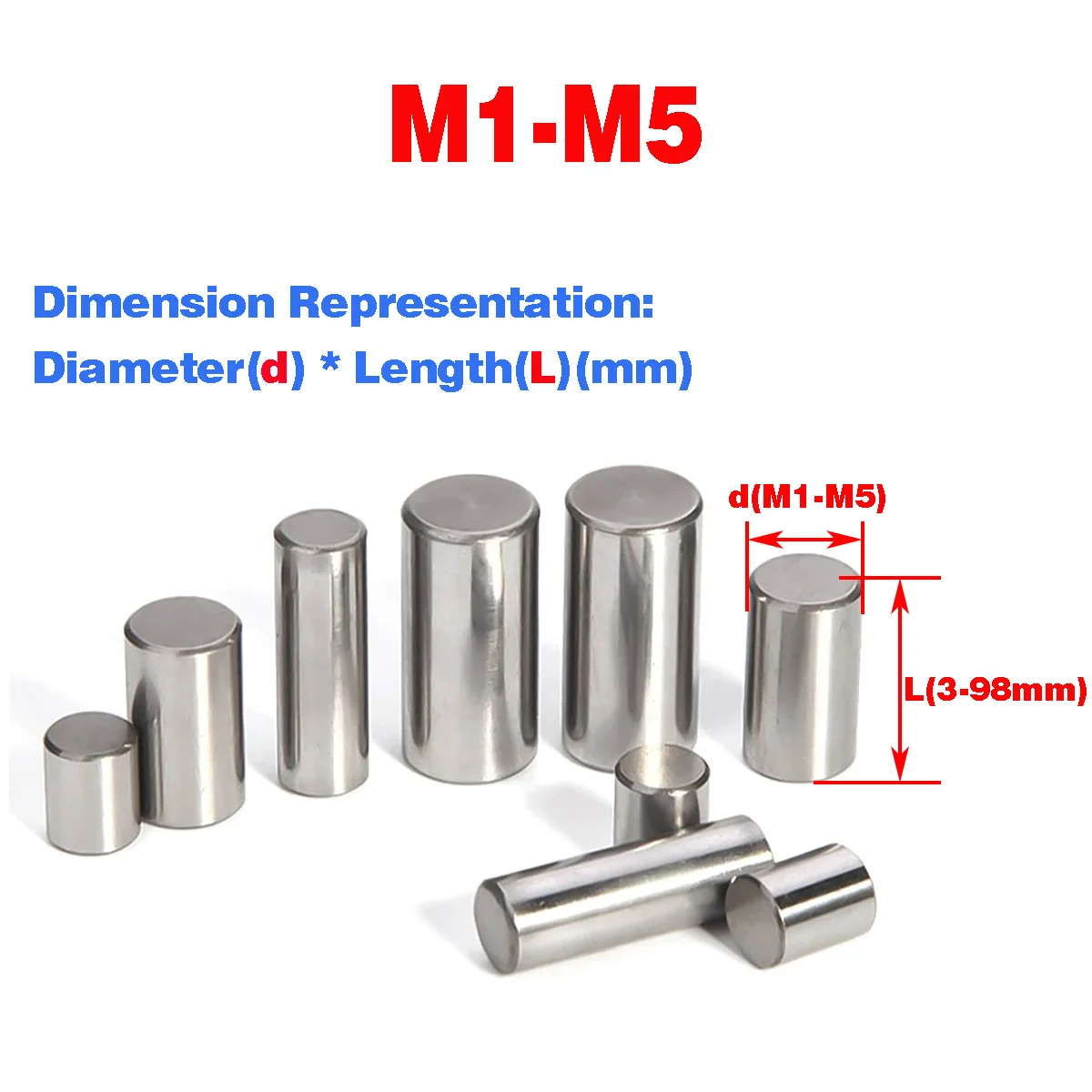 Bearing Steel Cylindrical Pin Needle Roller Locating Pin / Ball Direct Pin M1M1.5M2M2.5M3M4M5
Bearing Steel Cylindrical Pin Needle Roller Locating Pin / Ball Direct Pin M1M1.5M2M2.5M3M4M5