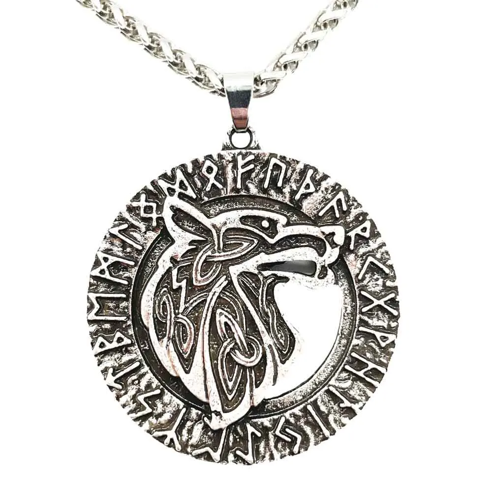 Nostalgia Wolf Geri Freki Amulet Pendant Trinity Symbol Viking Elder Futhark Runes Pagan Talisman Goth Necklace For Men Women
Nostalgia Wolf Geri Freki Amulet Pendant Trinity Symbol Viking Elder Futhark Runes Pagan Talisman Goth Necklace For Men Women