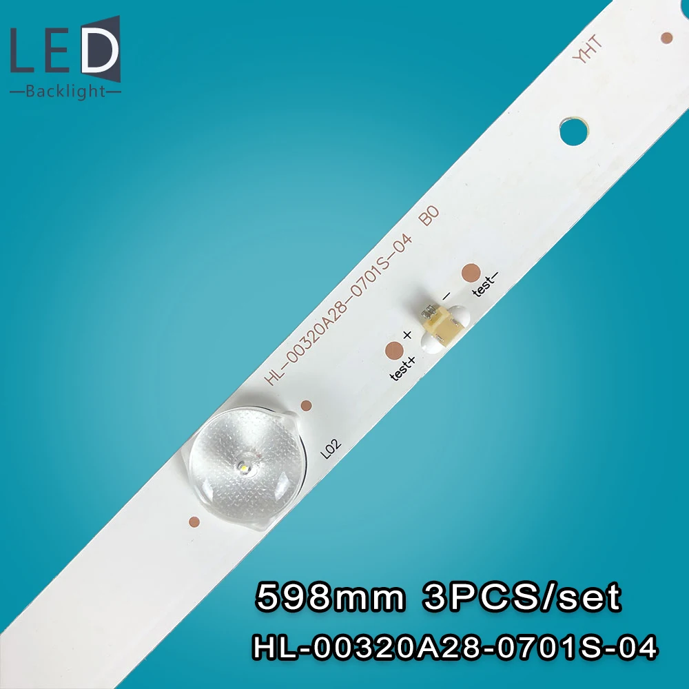 3Pcs/set 597mm LED Backlight TV Repair Parts for JVC 32inch 7led STV-32LED14 HL-00320A28-0701S-04 ZDCX32D07-ZC14FG-05 32BH15-T2
3Pcs/set 597mm LED Backlight TV Repair Parts for JVC 32inch 7led STV-32LED14 HL-00320A28-0701S-04 ZDCX32D07-ZC14FG-05 32BH15-T2