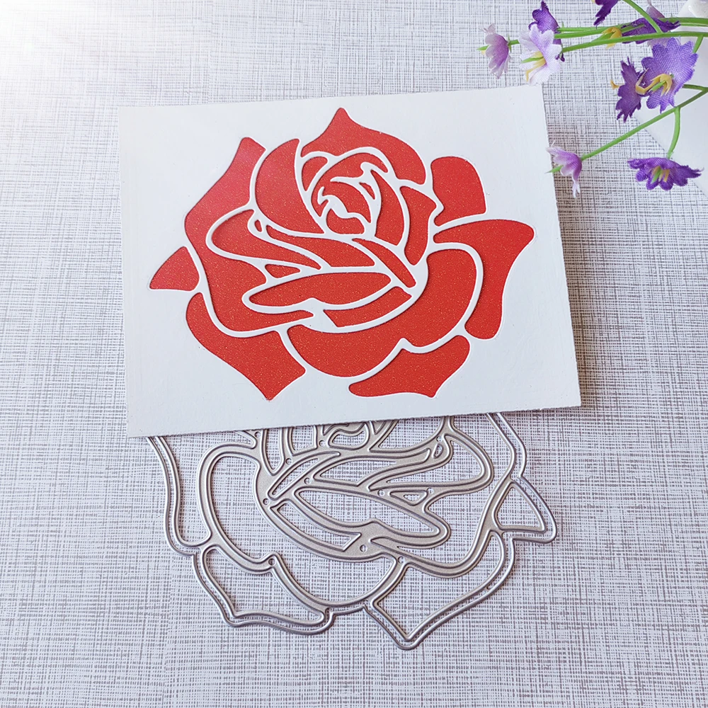 

New and exquisite flowers and roses cutting dies scrapbook decoration embossed photo album decoration card making DIY crafts