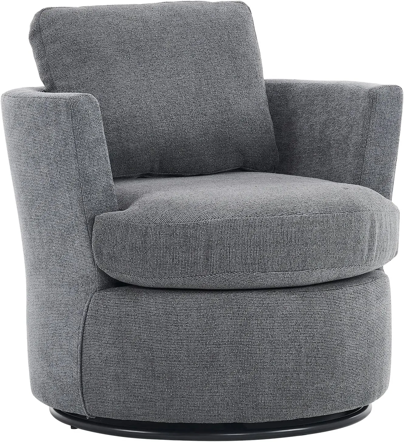 ROCKINGRUN linen round swivel chair, comfortable 360-degree rotation, suitable for bedrooms, hotels, etc., dark gray
ROCKINGRUN linen round swivel chair, comfortable 360-degree rotation, suitable for bedrooms, hotels, etc., dark gray