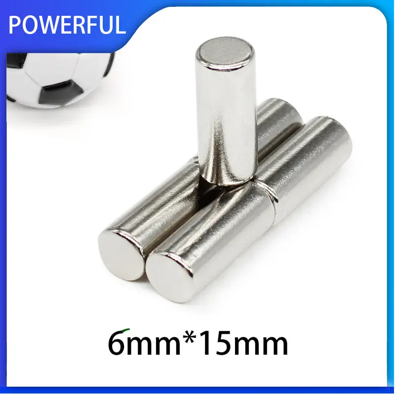 5~100PCS 6x15mm Strong Neodymium Magnet NdFeB Powerful Magnetic Small Round Rare Earth N35 Magnets 6mm x 15mm
5~100PCS 6x15mm Strong Neodymium Magnet NdFeB Powerful Magnetic Small Round Rare Earth N35 Magnets 6mm x 15mm