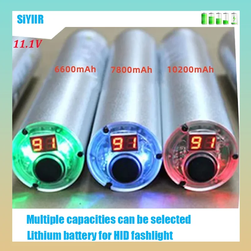New HID Xenon Flashlight Lithium-ion Battery 11.1V 6600mAh Imported 7800mAh Imported 10200mAh Flashlight Xenon Flashlight
New HID Xenon Flashlight Lithium-ion Battery 11.1V 6600mAh Imported 7800mAh Imported 10200mAh Flashlight Xenon Flashlight