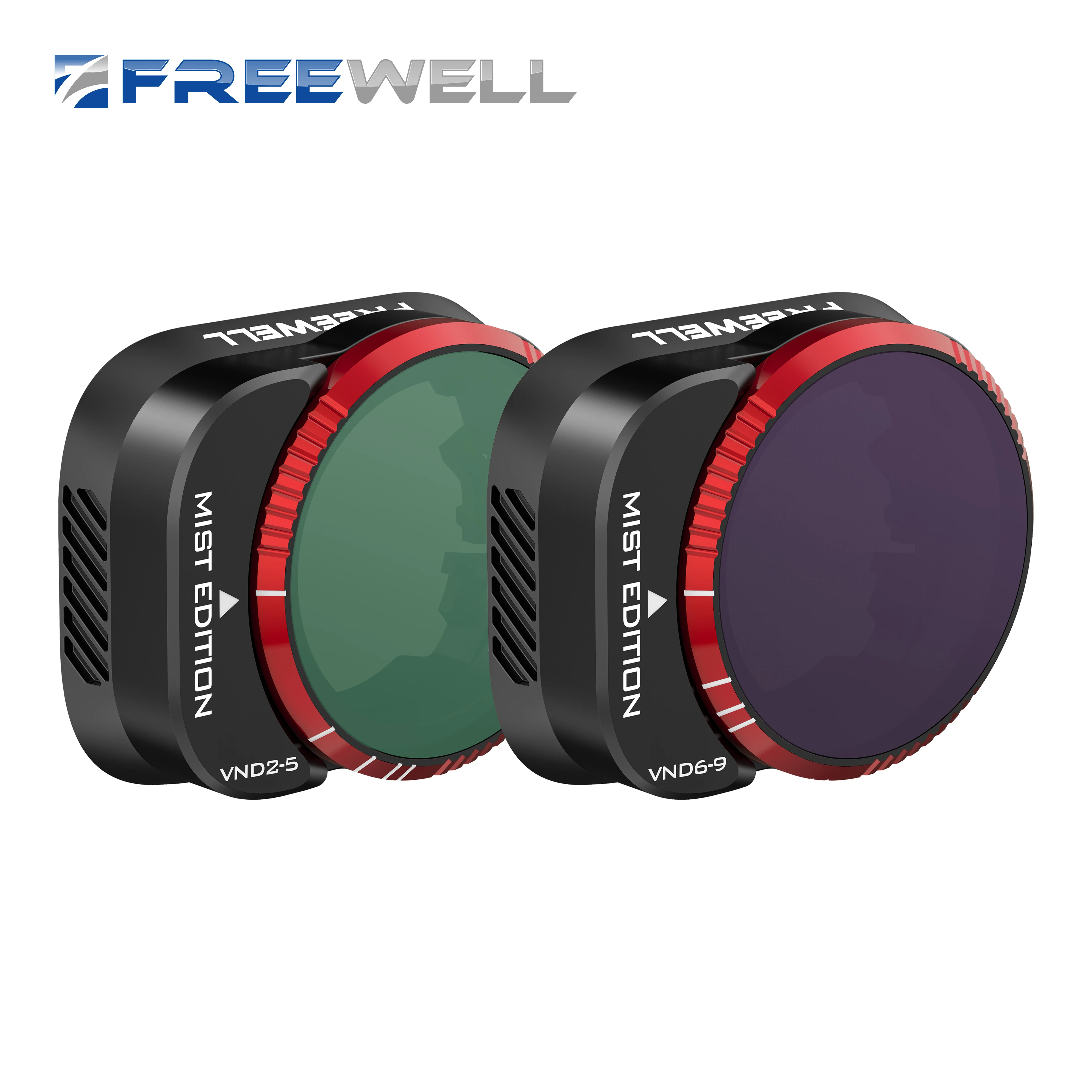 Freewell Variable ND (Mist Edition) 2-5 Stop, 6-9 Stop 2 Pack Compatible with Mini 3 Pro/Mini 3
Freewell Variable ND (Mist Edition) 2-5 Stop, 6-9 Stop 2 Pack Compatible with Mini 3 Pro/Mini 3