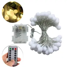 Led Lights with Remote Chain Ball LED String Lighting 3M 6M Lamp Bulb Light String Waterproof Outdoor Wedding Christmas
Led Lights with Remote Chain Ball LED String Lighting 3M 6M Lamp Bulb Light String Waterproof Outdoor Wedding Christmas