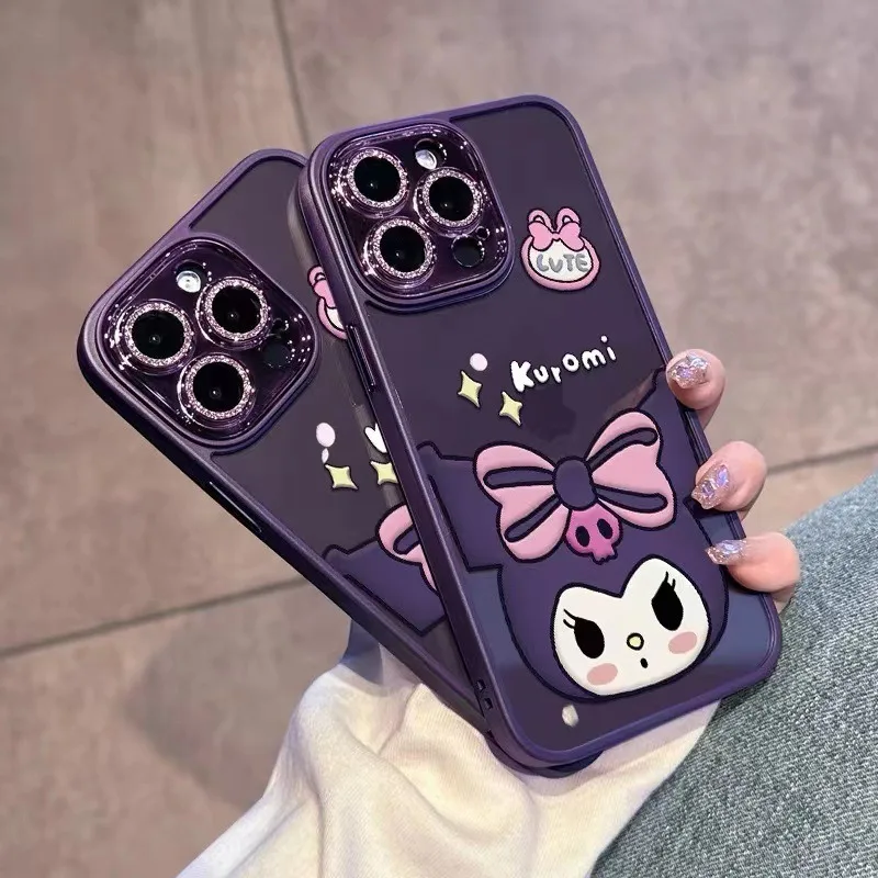 Sanrio Kuromi Phone Case for IPhone 14 Plus 13 12 Pro Max Fashion Noble Cartoon Soft Silica Gel Cover Cute Girls Gift
Sanrio Kuromi Phone Case for IPhone 14 Plus 13 12 Pro Max Fashion Noble Cartoon Soft Silica Gel Cover Cute Girls Gift
