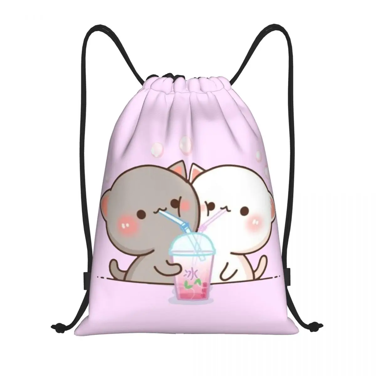 Custom Couple Mochi Cat Peach And Goma Drawstring Bag Women Men Lightweight Sports Gym Storage Backpack
Custom Couple Mochi Cat Peach And Goma Drawstring Bag Women Men Lightweight Sports Gym Storage Backpack