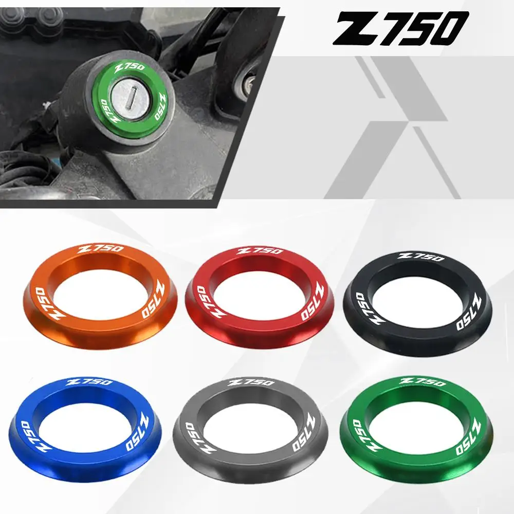 

For KAWASAKI Z750 2012 2011 2010 2009 2008 2007 Z 750 Z750L Z750R Motorcycles Ignition Switch Cover Ring Z750 L/R Accessories