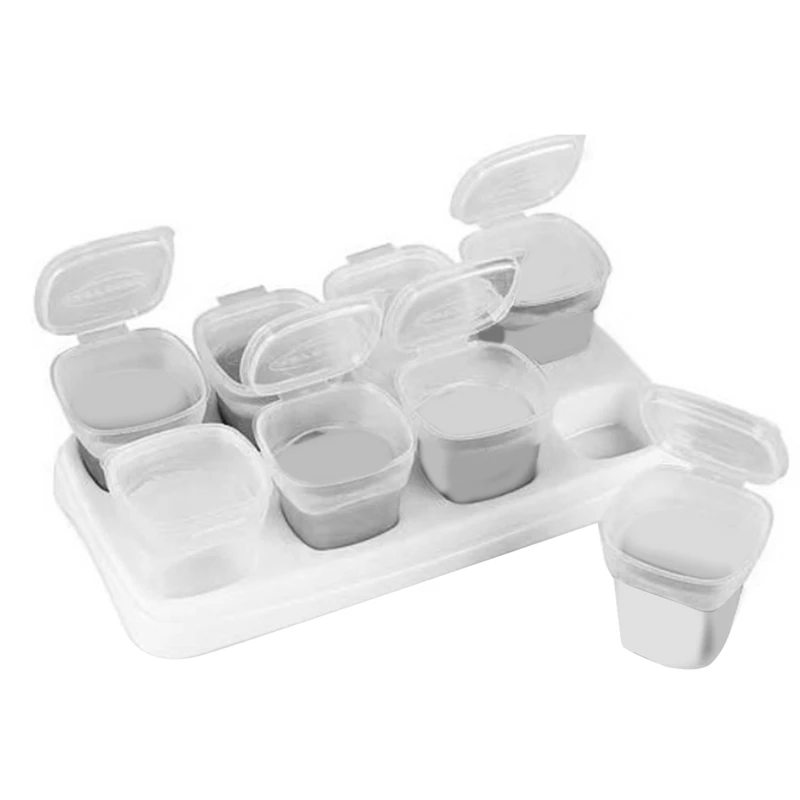 Baby Food Jars,Baby Food Storage, Baby Food Containers, Sprout Cups Reusable Stackable Storage Cups With Tray (9 PCS)
Baby Food Jars,Baby Food Storage, Baby Food Containers, Sprout Cups Reusable Stackable Storage Cups With Tray (9 PCS)