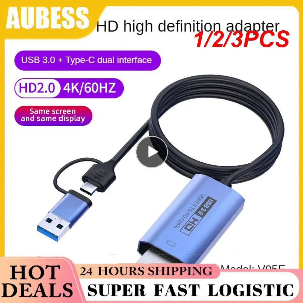 1/2/3PCS Video Capture Card 4K HDMI-compatible to USB/USB-C Video Grabber Box Cable for PC Computer Camera Live Stream Record
1/2/3PCS Video Capture Card 4K HDMI-compatible to USB/USB-C Video Grabber Box Cable for PC Computer Camera Live Stream Record