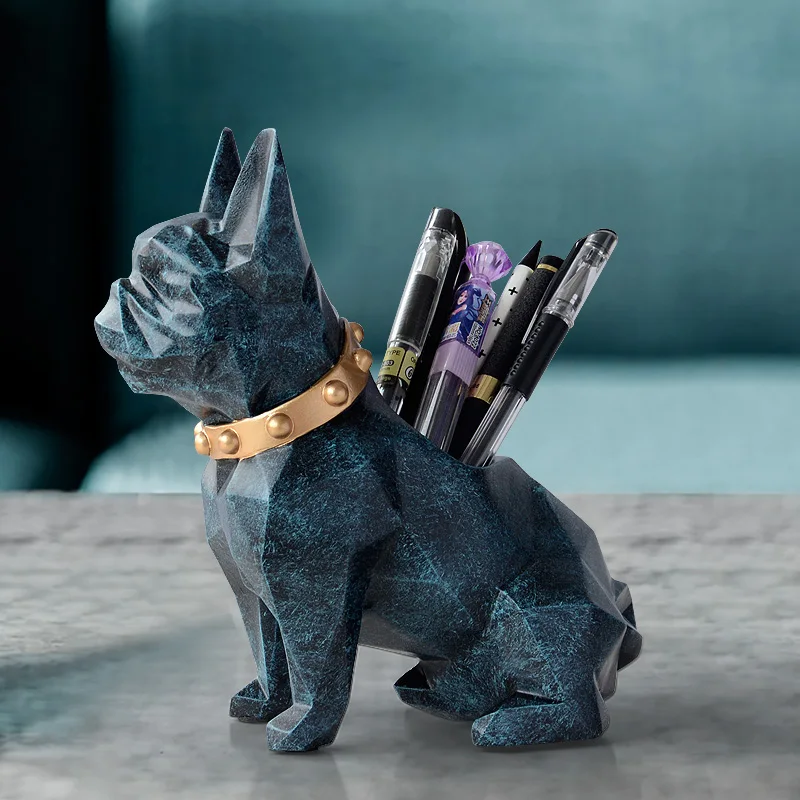 Resin dog statue cute pen holder desktop craft kids gift pen rack organizer office School desk tabletop pen Pencil containers
Resin dog statue cute pen holder desktop craft kids gift pen rack organizer office School desk tabletop pen Pencil containers
