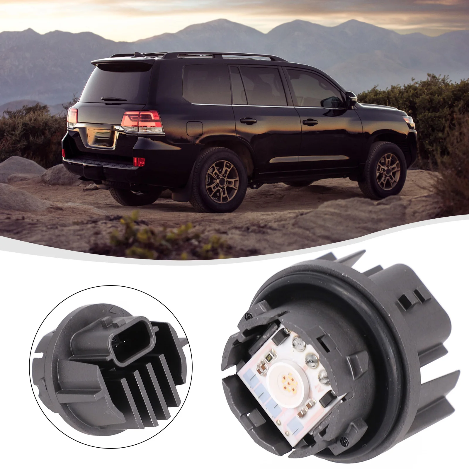 1pc New Rear Tail Light LED Module Uint For Toyota Land-Cruiser 2017-2022 #81536-60C30 Black Plastic Car Lamp Accessories
1pc New Rear Tail Light LED Module Uint For Toyota Land-Cruiser 2017-2022 #81536-60C30 Black Plastic Car Lamp Accessories