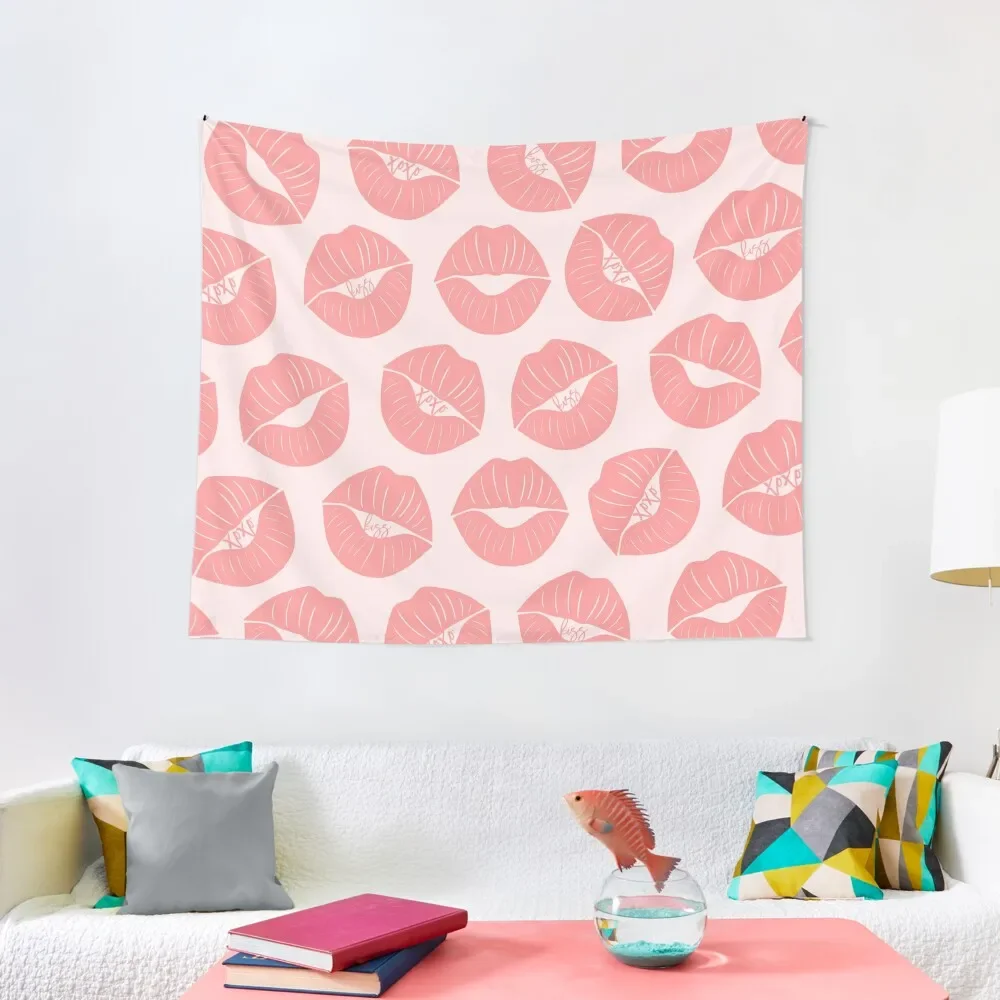 Girly Cute Coral Pink Xoxo Kiss Lips Illustrations Tapestry Mushroom House Decorations Tapestry
Girly Cute Coral Pink Xoxo Kiss Lips Illustrations Tapestry Mushroom House Decorations Tapestry
