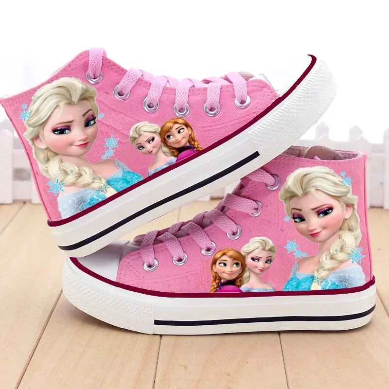 Disney cartoon girl princess elsa shoes high-top children's canvas shoes frozen sneakers student Non-slip and lightweight shoes
Disney cartoon girl princess elsa shoes high-top children's canvas shoes frozen sneakers student Non-slip and lightweight shoes
